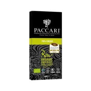 Paccari organska čokolada sa 70% kakaa Raw – 50g