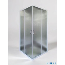 Tuš kabina Linni Classic beli ram 80x80x180cm mat staklo 4mm