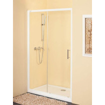 Tuš paravan Kolpa San SQ line beli ram 100x190cm providno staklo