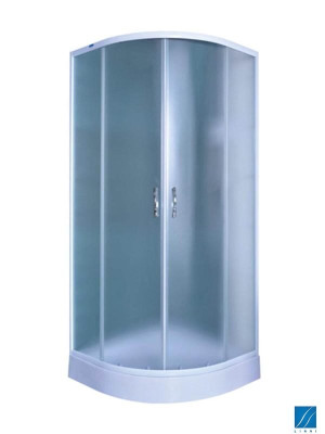 Tuš kabina Linni Classic beli ram R90x180cm mat staklo 4mm