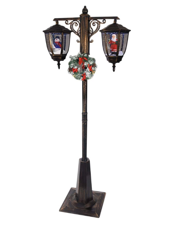 Podna lampa antique brass 40x80x180cm