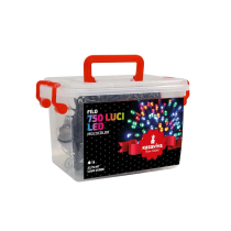 Lampice multicolor 3.75m 750led in box green/multicolor