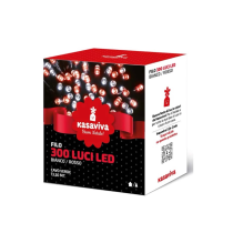 Lampice bianco/roso 3.5m 300led green/white-red