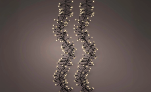 Lampice cluster 4.2m 448led black/soft gold