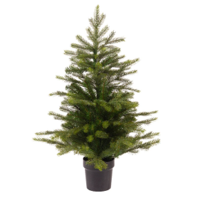 Novogodišnja jelka mini - zelena u saksiji -90 cm