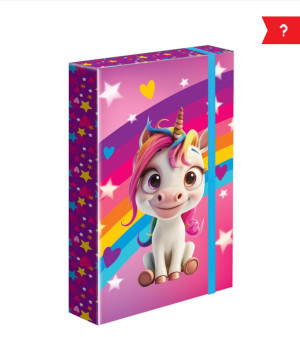 FASCIKLA PREMIJUM SA GUMOM -JEDNOROG 31x24x4,5cm