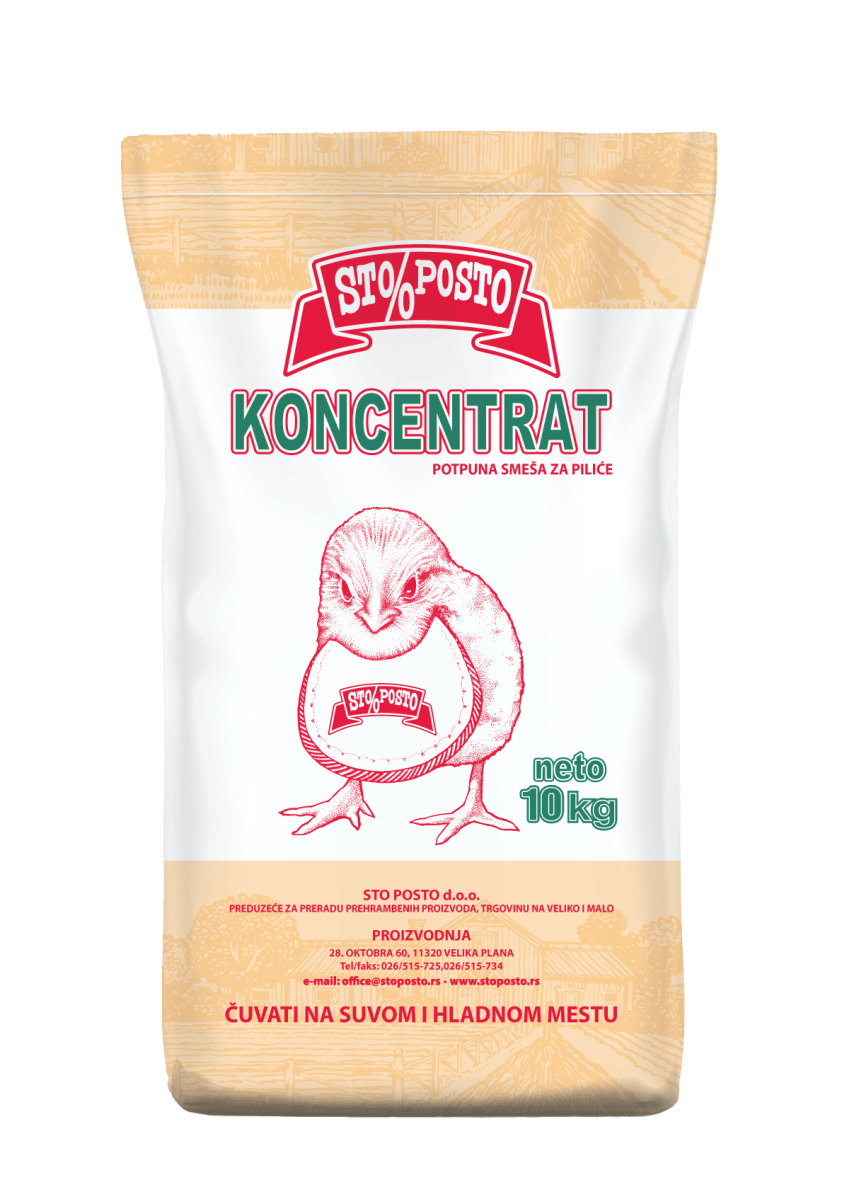 Starter za piliće – broiler 1 (od 1. do 21. dana)