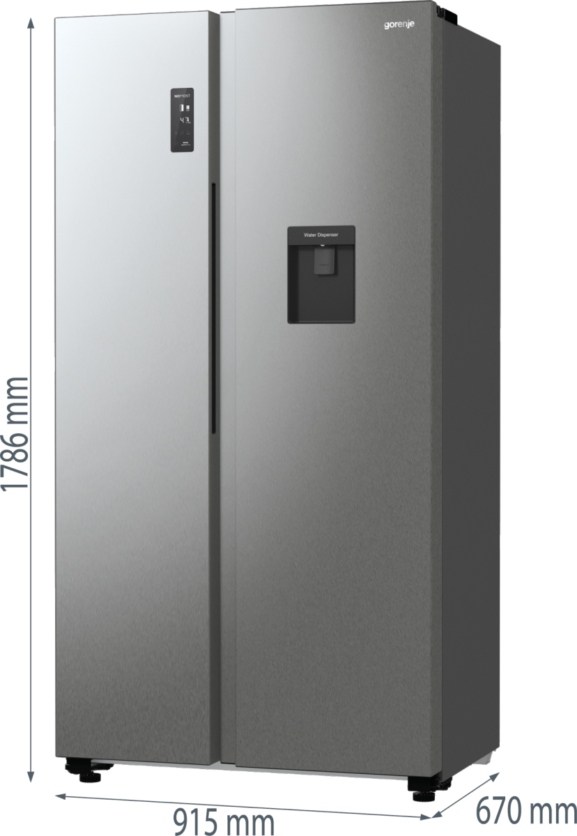 Gorenje kombinovani frižider Side By Side - NRR9185EAXLWD