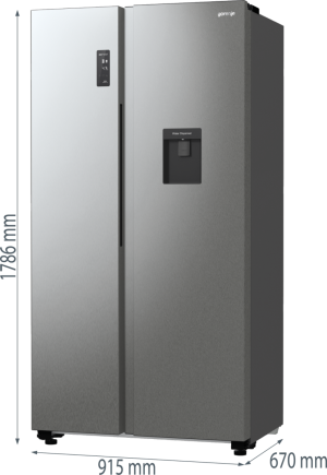 Gorenje kombinovani frižider Side By Side - NRR9185EAXLWD
