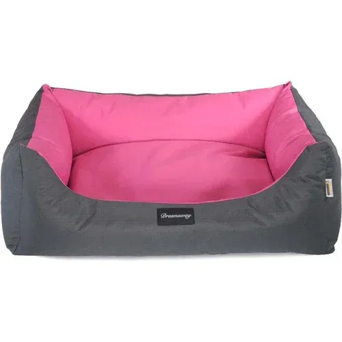 FABOTEX Krevet za pse i mačke Dreamway, Boston Sofa Sivo/Ciklama