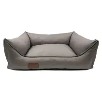 Mr. PET Krevet za pse Soft, eko koža, Svetlo Sivi