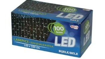 DENIS Led lampice zavesa 100 komada
