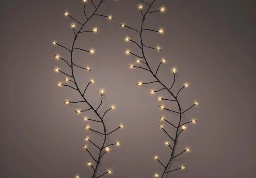 Lampice compact twinkle 4.5m 360led black/classic warm