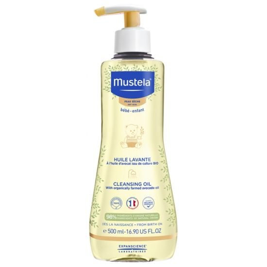 Mustela Ulje za kupanje beba - za suvu kožu, 500 ml