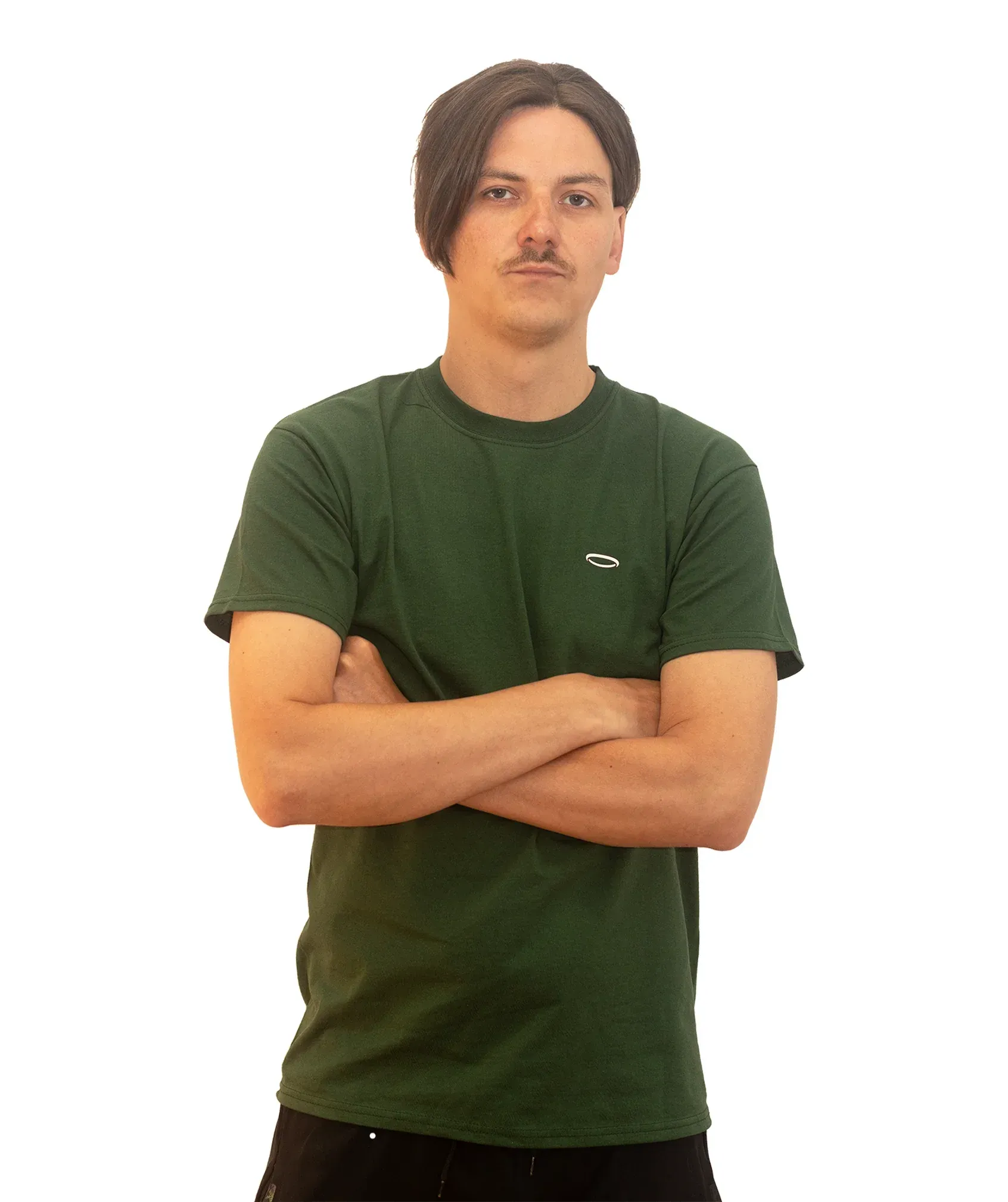 Athlix Olive Round Tee muška majica