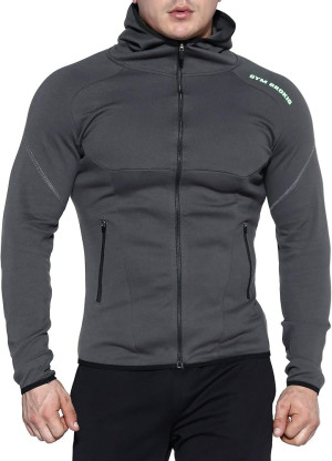 Athlix Comfort Hoodie muški sivi duks