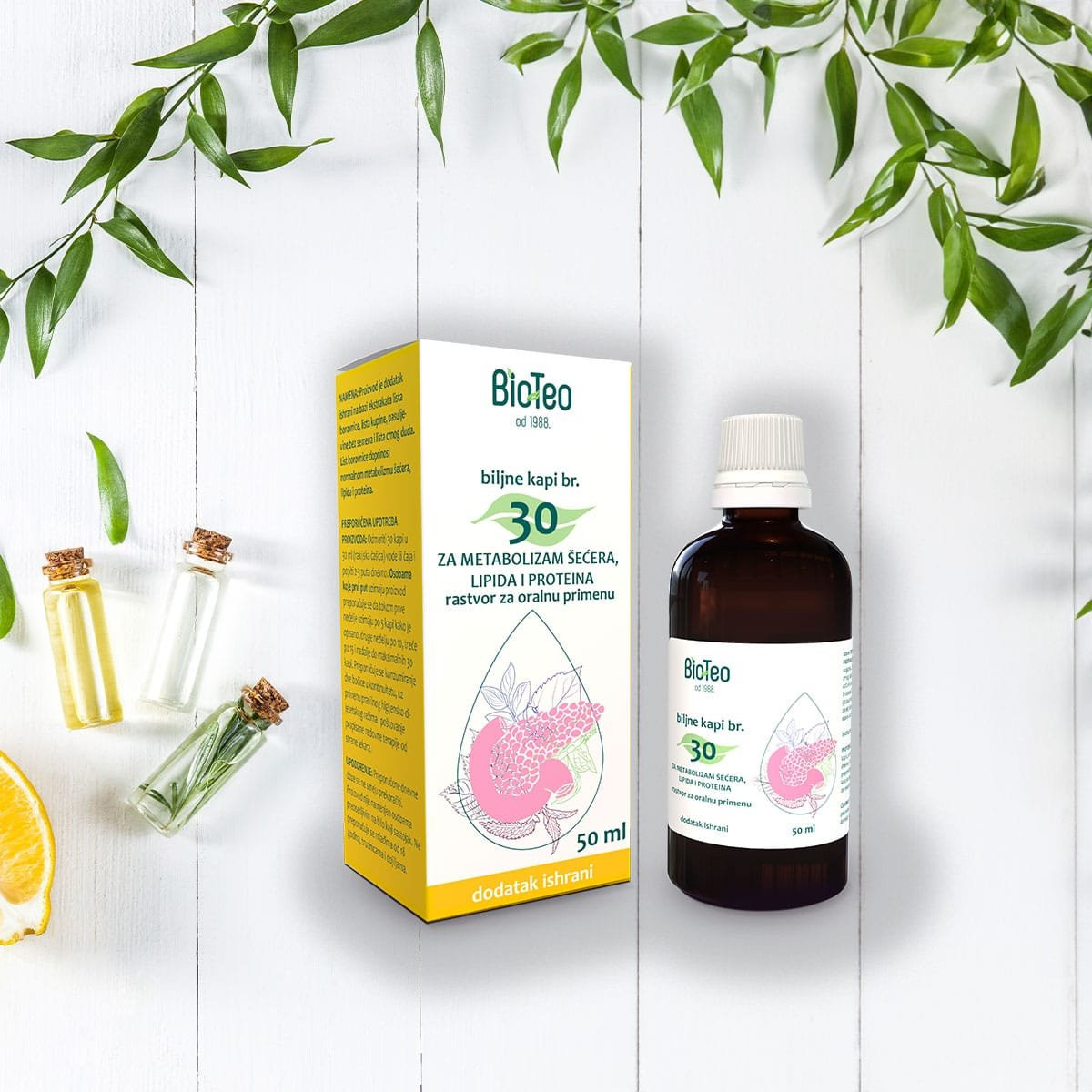 Biljni komplet br. 2 kod šećerne bolesti – 2x50ml