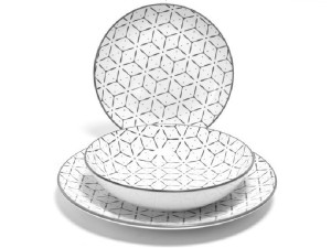 Mercury Home set porculanskih tanjira Diana