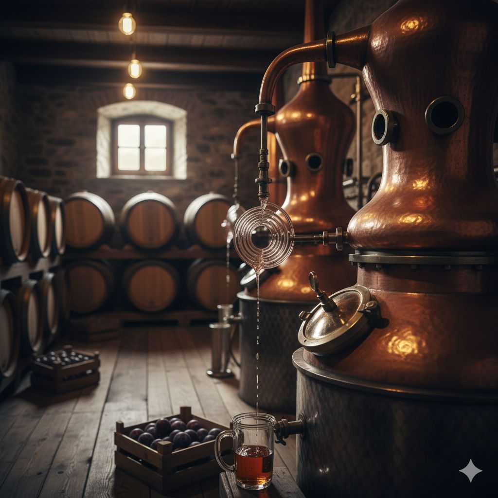 Proces destilacije u Black Stork destileriji