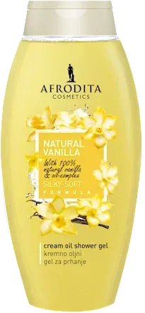 Uljani gel za tuširanje NATURAL VANILLA, 250 ml
