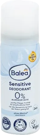 SENSITIVE dezodorans u spreju - putna ambalaža, 50 ml