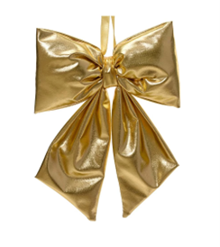 Dekorativna mašna gold 6x28x40cm