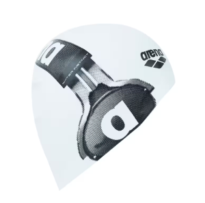 KAPA ZA PLIVANJE ARENA SILIKONSKA S DVA LICA - CRNO/BELA