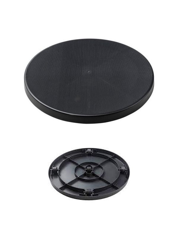 Postolje sa točkićima crno