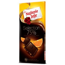 Crna cokolada narandza 100g