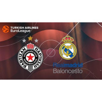 Evroliga: Partizan Mozzart Bet vs Real Madrid TRIBINA
