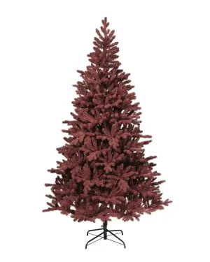 Novogodišnja jelka BURGUNDY FLOCK