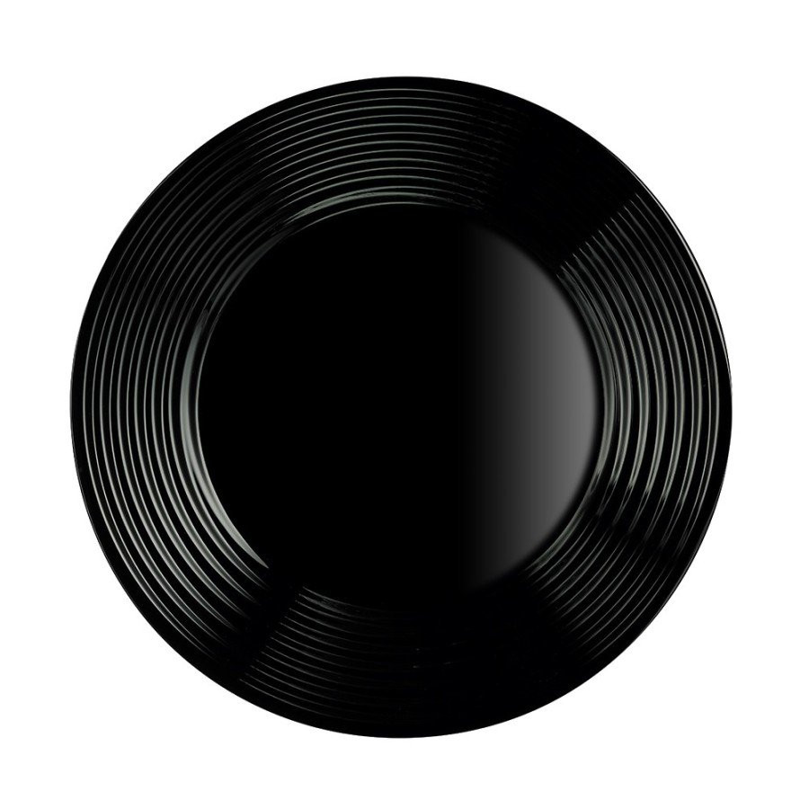 Tanjir plitki crni 15cm