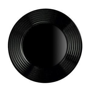 Tanjir plitki crni 15cm