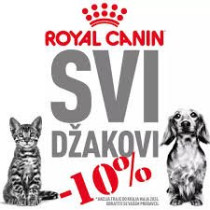 Royal Canin – Svi džakovi -10%.