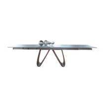 Stakleni trpezarijski sto 180 cm x 75 cm x 100 cm