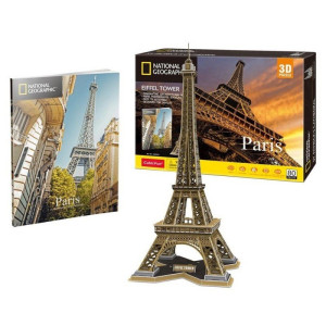 CUBIC FUN PUZZLE EIFFEL TOWER PARIS
