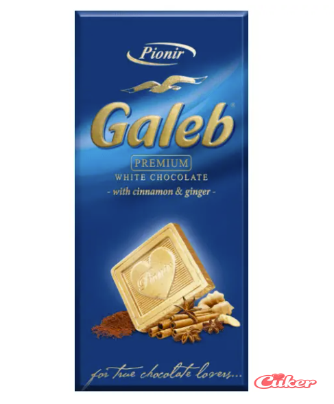  Pionir premium bela čokolada sa cimetom  i đumbirom 100g