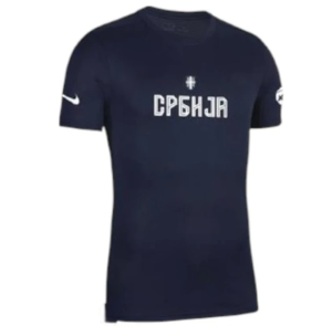 DEČIJA NAVIJACKA MAJICA SRBIJA NIKE 2025 CIRILICA, TEGET