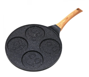 KINGHOFF KH1666 Tiganj za mini palačinke 26cm smajli