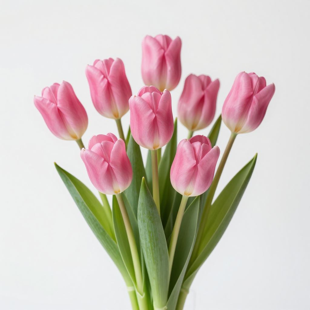 "Gentle Gratitude" Pink Tulip Bouquet