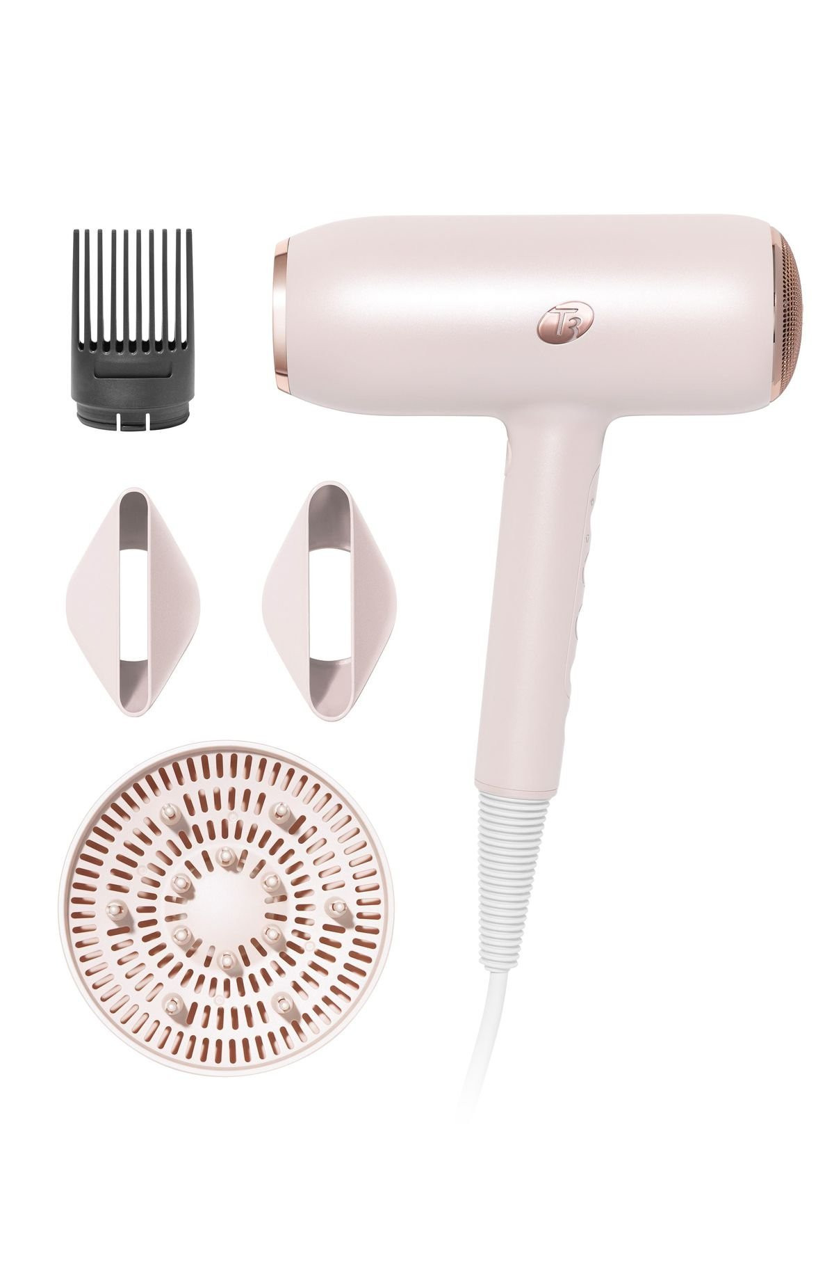 T3 Afar Lightweight Travel-Size Hair Dryer with Auto Dual Voltage