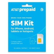 AT&T Prepaid® Combo Physical SIM & eSIM Kit