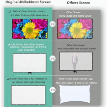 Mdbebbron Projector Screen 