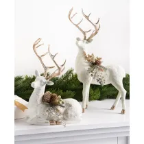 Winter Frost Tabletop Deer