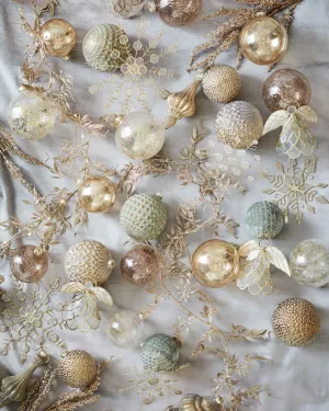 Burnished Metals Ornament Collection
