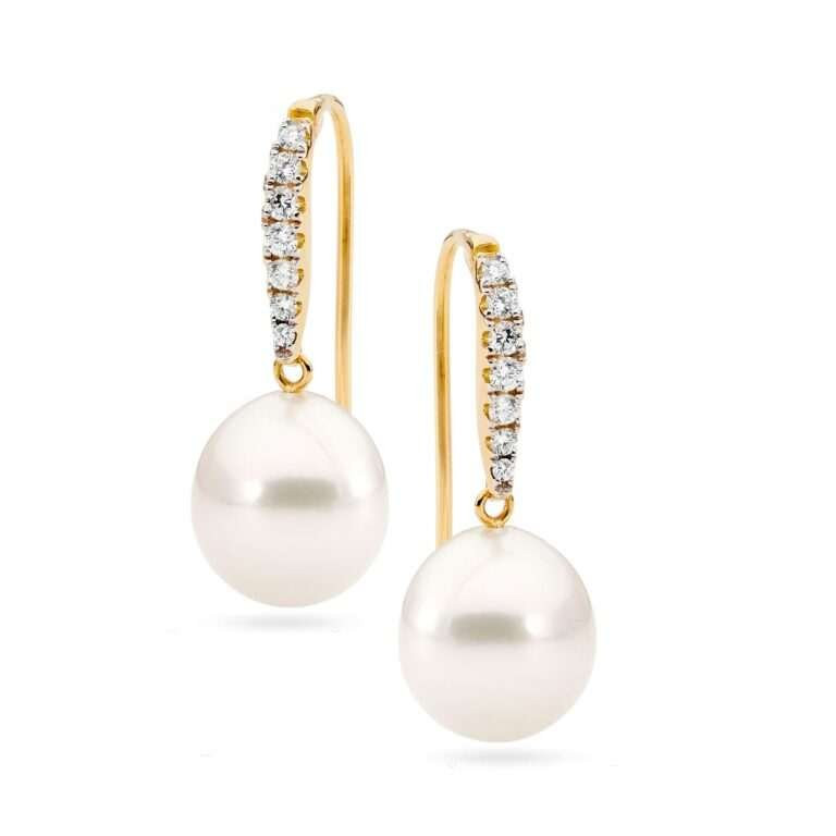 French Hook Pearl Earrings