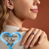 Blue Sapphire Pear (2 Set)