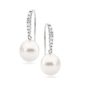 French Hook Pearl Earrings