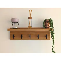 Coat Rack with Shelf