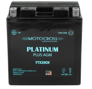 Motocross YTX20CH-BS AGM Maintenance Free Battery